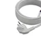 Câble de connexion avec fiche coudée UniSCHUKO ; 3x1,5 ; OMY żo; 5 mètres ; blanc
