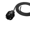 Câble de connexion avec fiche droite IP44 3x1 H05RR 1,5m noir