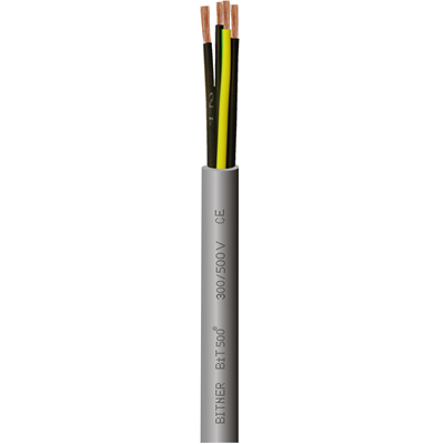 Cable de control flexible, conductores numerados BiT 500 12G2, 5