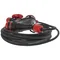 Cable de extensión PS-X3/54/20M/3X2.5/H05RR-F X3, cable de goma H05RR-F negro 3x2.5mm2, IP 54, enchufe y toma negros y rojos, cable negro