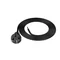 Câble de raccordement avec fiche droite IP20 2x1,5 H05RR 2m noir