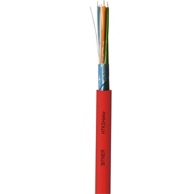 Câble de télécommunications blindé sans halogène HTKSHekw 2x2x0,8