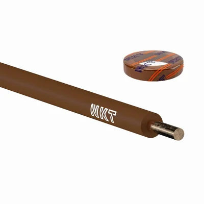 Câble d'installation H07V-U DY 6, 0 750V marron