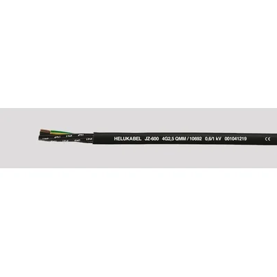 Cable flexible 5x70, núcleos negros numerados