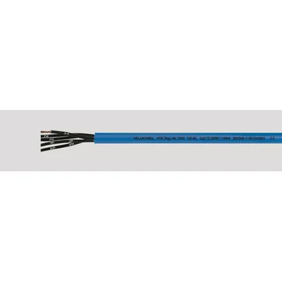 Cable for hazardous areas OZ-BL 7x1 mm² blue, black cores numbered according to DIN VDE 0293-334