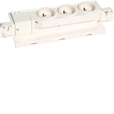 Cable gland 3-way power socket 230V for VHxxx
