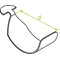 Cable hanger dimension 25mm