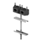 Cable holder for double pole UKB - 250mm, hot-dip galvanized