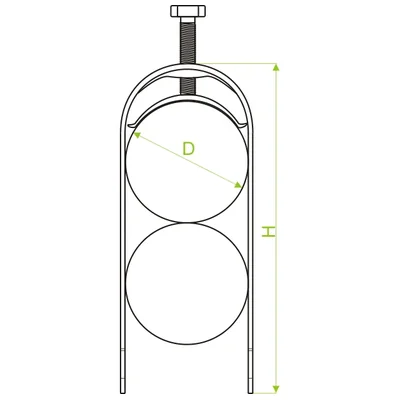 Cable holder, UK2/UKO2/58-64