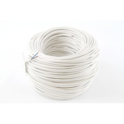 Cable OMY 2x0,75 300/300V (H03VV-F) - blanco