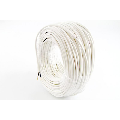 Câble OMY 2x1 300/300V (H03VV-F) - blanc