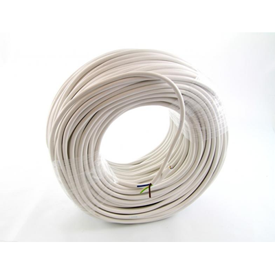 Câble OMY 3x0,5 300/300V (H03VV-F) - blanc