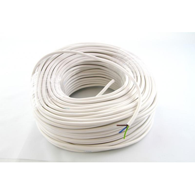 Cable OMY 3x0,5 300/300V (H03VV-F) - blanco