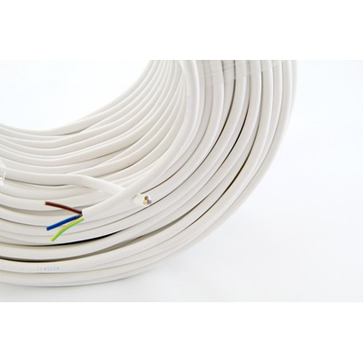 Cable OMY 3x0,75 300/300V (H03VV-F) - blanco