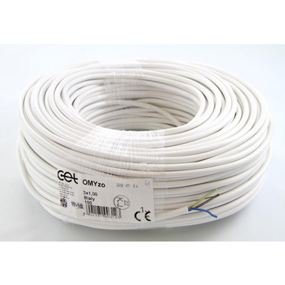 Câble OMY 3x1 300/300V (H03VV-F) - blanc