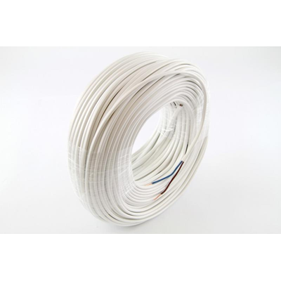 Cable OMYp 2x0,75 300/300V (H03VVH2-F) - blanco