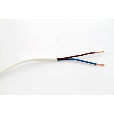 Cable OMYp 2x0,75 300/300V (H03VVH2-F) - blanco