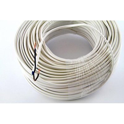 Cable OMYp 2x1 300/300V (H03VVH2-F) - blanco