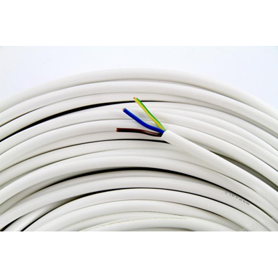 Cable OWY 3x0,75 300/500V (H05VV-F) - blanco