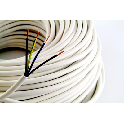 Cable OWY 4x1 300/500V (H05VV-F) - blanco