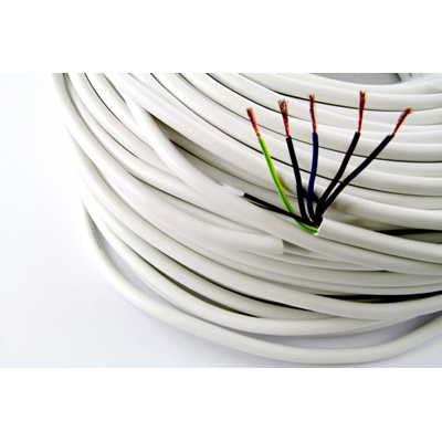 Cable OWY 5x1 300/500V (H05VV-F) - blanco