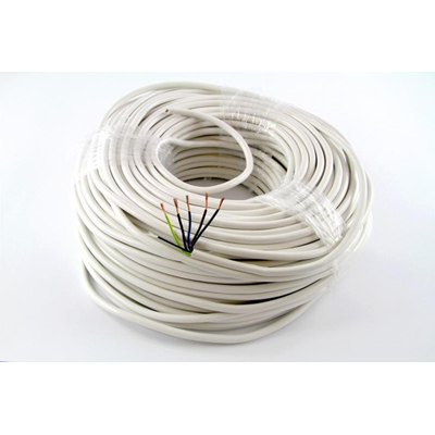 Cable OWY 5x1,5 300/500V (H05VV-F) - blanco