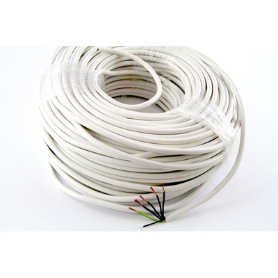 Cable OWY 5x2,5 300/500V (H05VV-F) - blanco