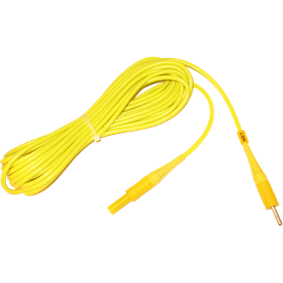 Cable para MZC-2, 5 m, terminado con conectores tipo banana amarillos