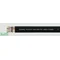 Cable plano de PVC, apantallado PVC-flat-CY 4G6 mm² negro