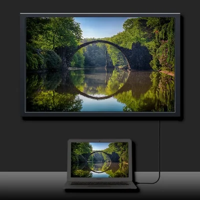 Câble Qoltec DisplayPort v1.2 mâle | HDMI mâle | 5K | 2 m