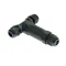 Cable splitter IP68 hermetic 3-pin double-sided twisted fixed 16A 230-450V AC