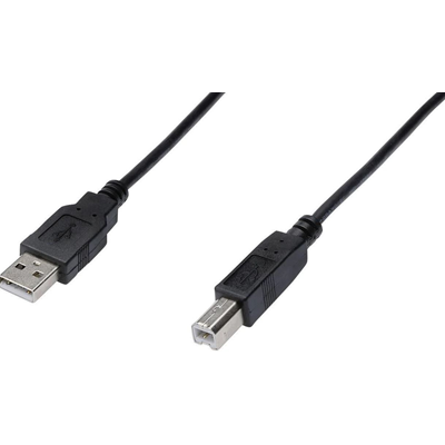 CABLE USB A/USB B M/M BLACK 5M