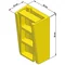 CABLE WEDGE CLAMPS FKK 07 Double clamp for securing cables and wires