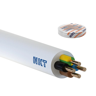 Cable YDY 4x2,5 żo 450/750V blanco