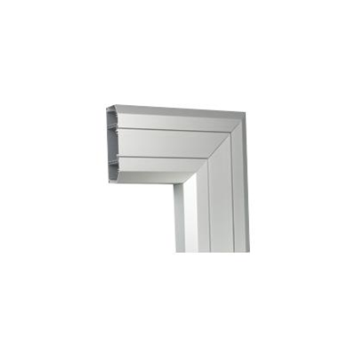 CABLOMAX Angle droit plat vers le bas 170x55mm aluminium