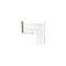 CABLOMAX Right angle flat down PVC 130x55mm pure white