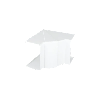 CABLOPLUS Adjustable internal angle 130x55mm pure white