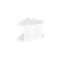 CABLOPLUS Adjustable internal angle 130x55mm pure white