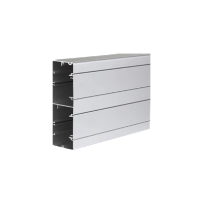 CABLOPLUS ALU 160×55mm2-chamber aluminum installation channel