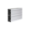 CABLOPLUS ALU 160×55mm2-chamber aluminum installation channel