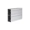 CABLOPLUS ALU 160×55mm2-chamber aluminum installation channel