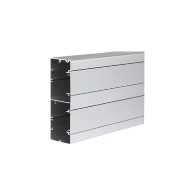 CABLOPLUS ALU 160×55mm2-komorový hliníkový instalační žlab