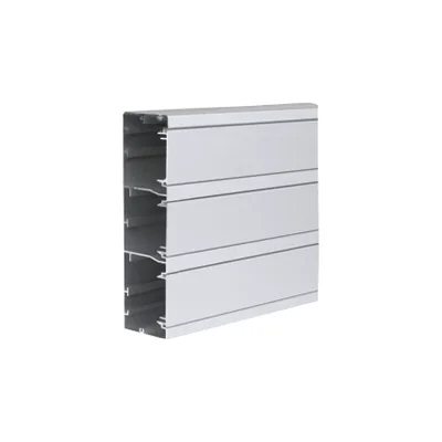 CABLOPLUS ALU instalační žlab 185×55mm 3-komorový 2m hliník