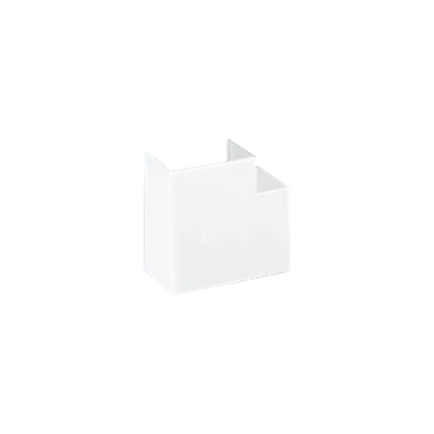 CABLOPLUS Angle plat 90×55mm, blanc pur