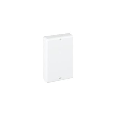 CABLOPLUS Embout 130x55mm blanc pur