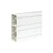 CABLOPLUS PVC instalační žlab 160×55mm 2-komorový 2m čistě bílý