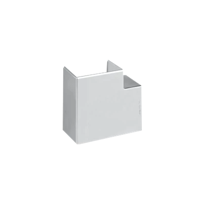CABLOPLUS Right angle flat 185x55mm aluminium