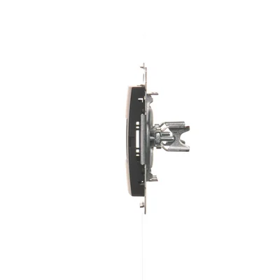 Cache-cadre Simon 54 WMDZ-611xx1-049 (module). Fixation par clips ou vis ; noir