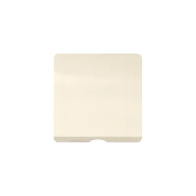 Cache pour prise haut-parleur / sortie câble / connecteur avec tirette beige