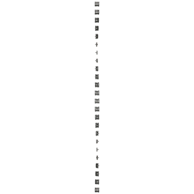 Cache pour prises de communication de données sur Keystone flat double (module), anthracite (métallique)